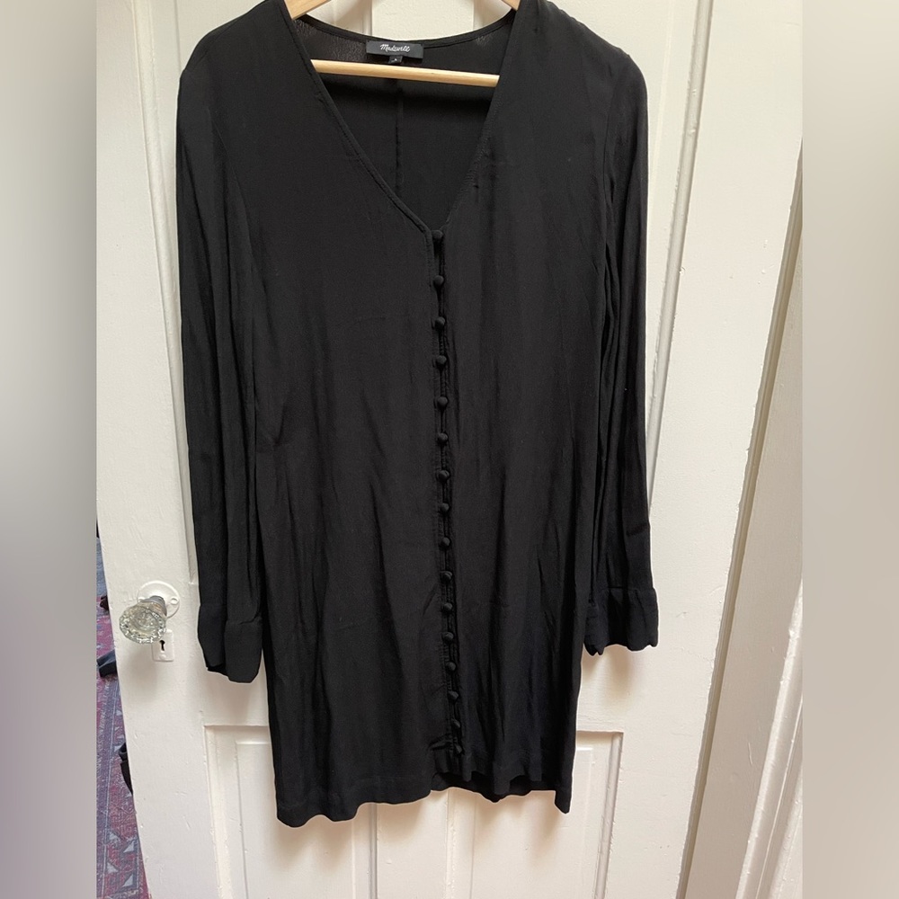 Madewell button front dress